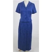 Monsoon, size 14-16 blue skirt suit