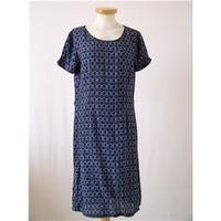 monsoon size 10 blue knee length dress