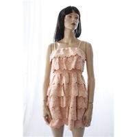 Moda Size 6 Peach Summery Dress Moda - Size: 6 - Orange - Summer