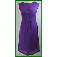 Monsoon - Size: 12 - Purple - Knee length dress