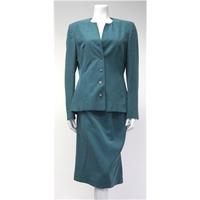 Monsoon Size 12 Teal Skirt Suit Monsoon - Size: 12 - Blue - Skirt suit