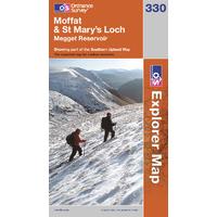 Moffat & St Mary\'s Loch - OS Explorer Active Map Sheet Number 330