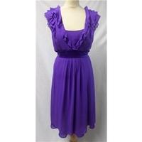 Monsoon Size 16 Deep Purple Silk 2 Piece Dress Monsoon - Size: 16 - Purple - Knee length dress