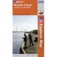 Morpeth & Blyth - OS Explorer Map Sheet Number 325