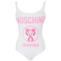 moschino flamingo logo swimsuit