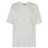 moschino cut out question mark t shirt