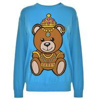 MOSCHINO Crown Bear Jumper