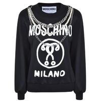 MOSCHINO Question Mark Chain Jumper