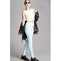 Motel Striped Twill Skinny Trousers