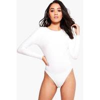 Molly Rib Knit Bodysuit - cream