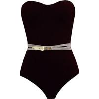 moeva 1 piece black and taupe swimsuit judith womens swimsuits in blac ...