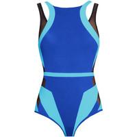 Moeva 1 Piece Black and Blue Swimsuit Lea women\'s Swimsuits in blue
