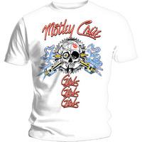 Motley Crue Mens White T-shirt Vintage Spark Plug Girls Girls Girls XL