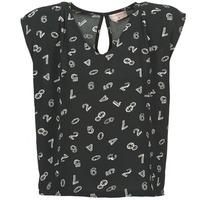 moony mood dalphabe womens blouse in black