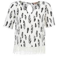 moony mood eidy womens blouse in white