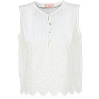 moony mood galse womens blouse in white