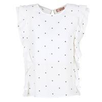 moony mood germios womens blouse in white