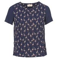 moony mood fantine womens blouse in blue