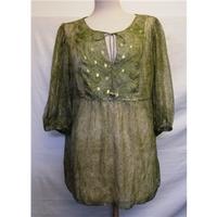 Monsoon - Size: 14 - Green - Smock top