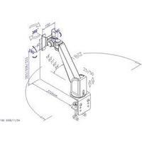 monitor desk mount 33 0 cm 13 55 9 cm 22 swivellingtiltable swivelling ...