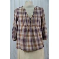 Monsoon Checkered shirt - Size - 8 Monsoon - Multi-coloured - Blouse