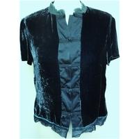 monsoon size s teal blouse