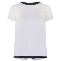 MONCLER Cross Open Back T Shirt