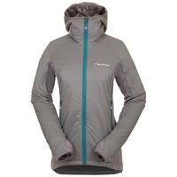 MONTANE WOMENS GLAZE ICE JACKET STRATUS GREY (SIZE UK 14)