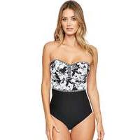 Mono Tropic Underwired Bandeau Swimsuit