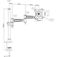 Monitor desk mount 33, 0 cm (13\