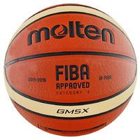 Molten GMX Parallel Pebble FIBA Approved Leather Basketball - Ball Size 5