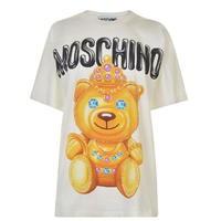 moschino crown bear t shirt