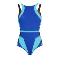 Moeva 1 Piece Black and Blue Swimsuit Lea