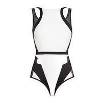 Moeva 1 Piece Black and White Swimsuit Lea