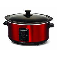 Morphy Richards 48702 Sear and Stew Slow Cooker in Red
