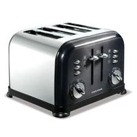 Morphy Richards 44733 Accents Translucent Black 4 Slice Toaster