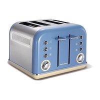 Morphy Richards 242007 Accents 4 Slice Toaster - Cornflower Blue