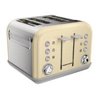 morphy richards accents 4 slot toaster cream