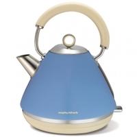 Morphy Richards Accents Traditional Kettle, Cornflower Blue, 1.5 litre