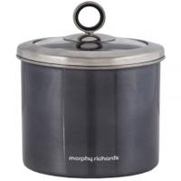 morphy richards accents small kitchen canister small black