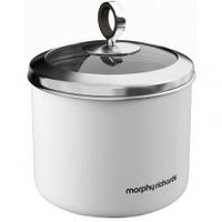 Morphy Richards Accents Small Kitchen Canister, Small, White