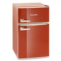 montpellier mab2030r under counter retro style fridge freezer in red a