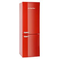 Montpellier MAB365R Retro Style Fridge Freezer in Red 1 8m A Rated