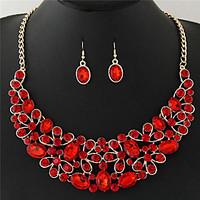 MOGE Ms. European And American Fashion Jewelry Sets / Necklace / Earrings