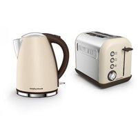 morphy richards accents jug kettle 2 slice toaster set sand