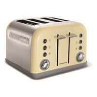 Morphy Richards Accents Pyramid Kettle & 4 Slice Toaster Set Special Edition - Sand