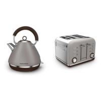 morphy richards accents jug kettle 2 slice toaster set pebble