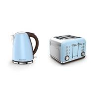 Morphy Richards Accents Jug Kettle & 4 Slice Toaster Set Special Edition - Azure