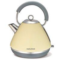 morphy richards accents pyramid kettle cream