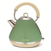 Morphy Richards Accents Pyramid Kettle - Sage Green